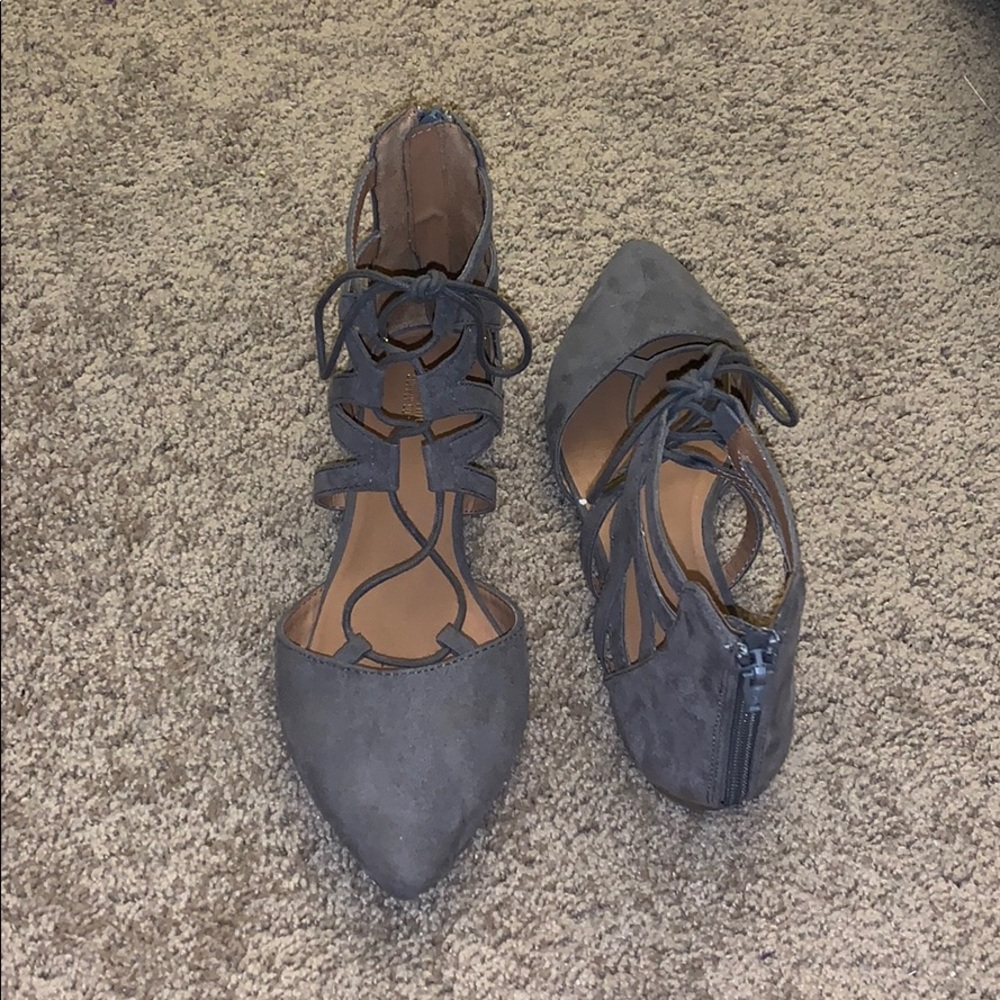 Grey flats